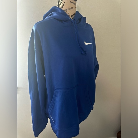 Nike Other - MEN’S NIKE THERMA DRI-FIT PULLOVER MIDNIGHT BLUE HOODIE SWEATSHIRT! SZ XL